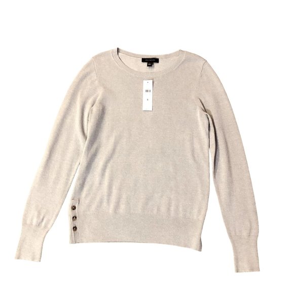 Ann Taylor Sweater Womens S NEW Gray Pullover - Picture 5 of 16
